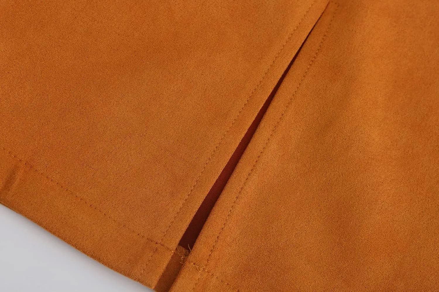 Women's Faux Suede Midi Pencil Skirt
