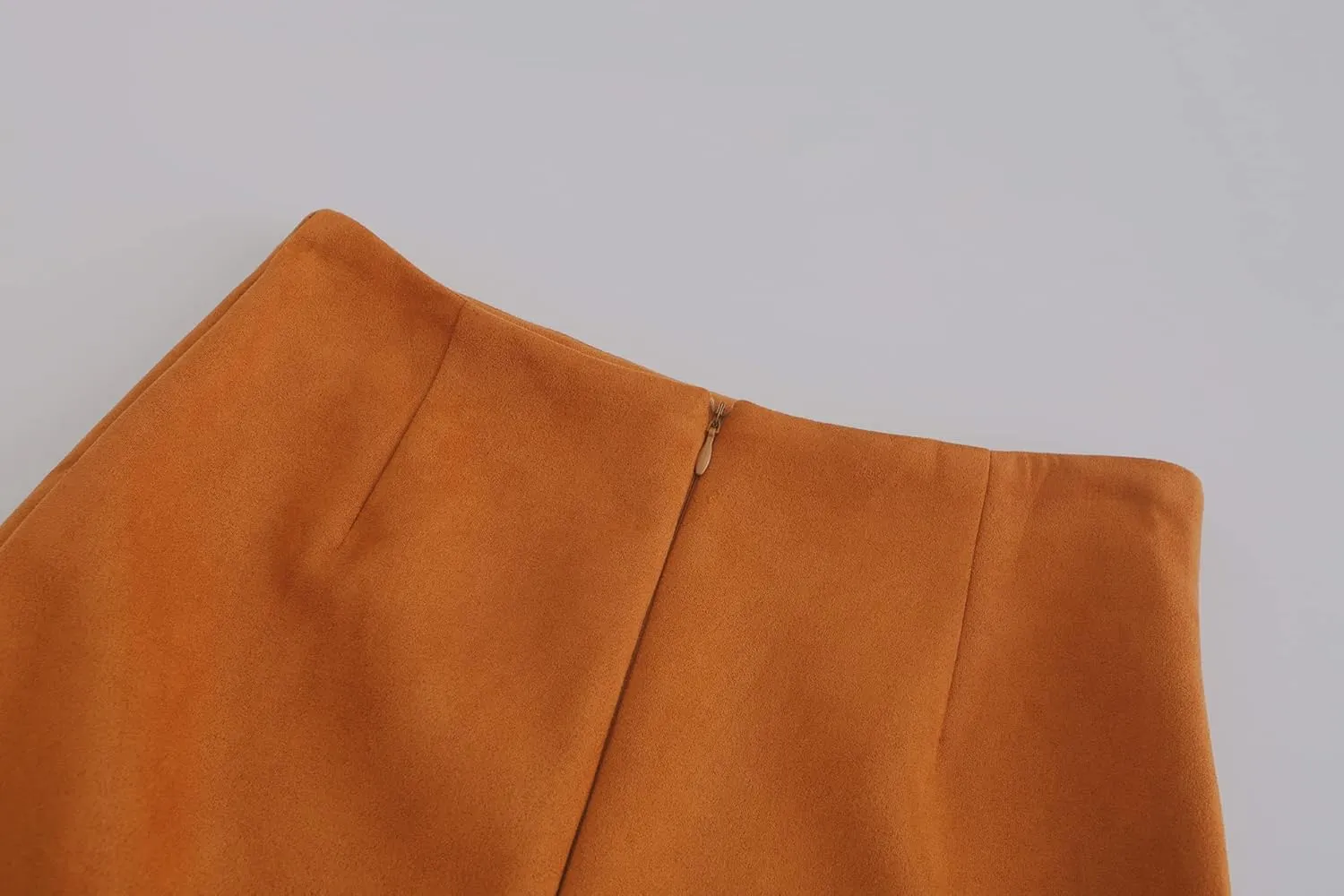Women's Faux Suede Midi Pencil Skirt