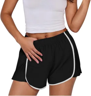 Workout Shorts Women Quick Dry Pleated Running Shorts Lightweight Comfy Athletic Tennis Shorts Loose Lounge Shorts