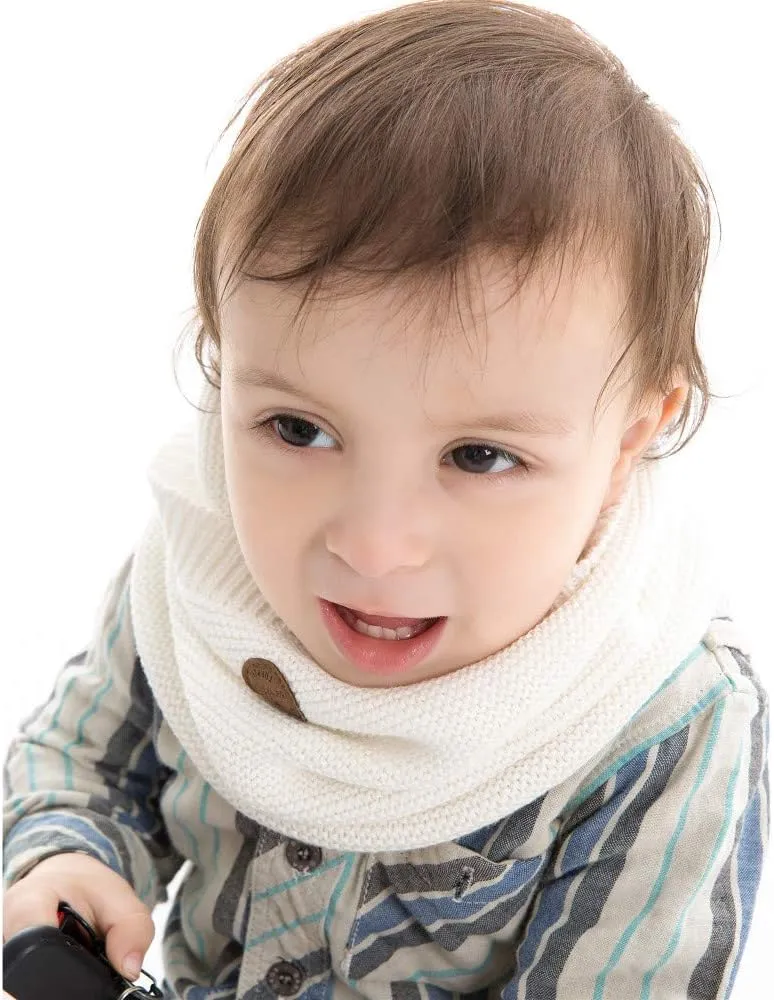 XIAOHAWANG Baby Boys Girls Winter Scarf Infant Thick Knit Scarves Toddler Neckerchiefs lovely
