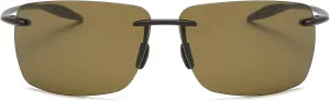 YIMI Rimless Polarized Sport Sunglasses for Men Women Driving Running Golf Glasses Anti Glare UV400 Protection Eyewear Shades