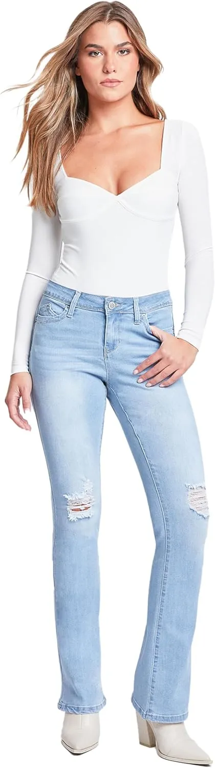 YMI Women's Wannabettabutt Bootcut Jeans
