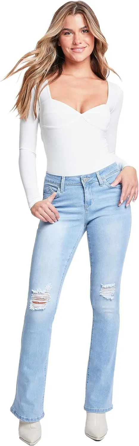YMI Women's Wannabettabutt Bootcut Jeans