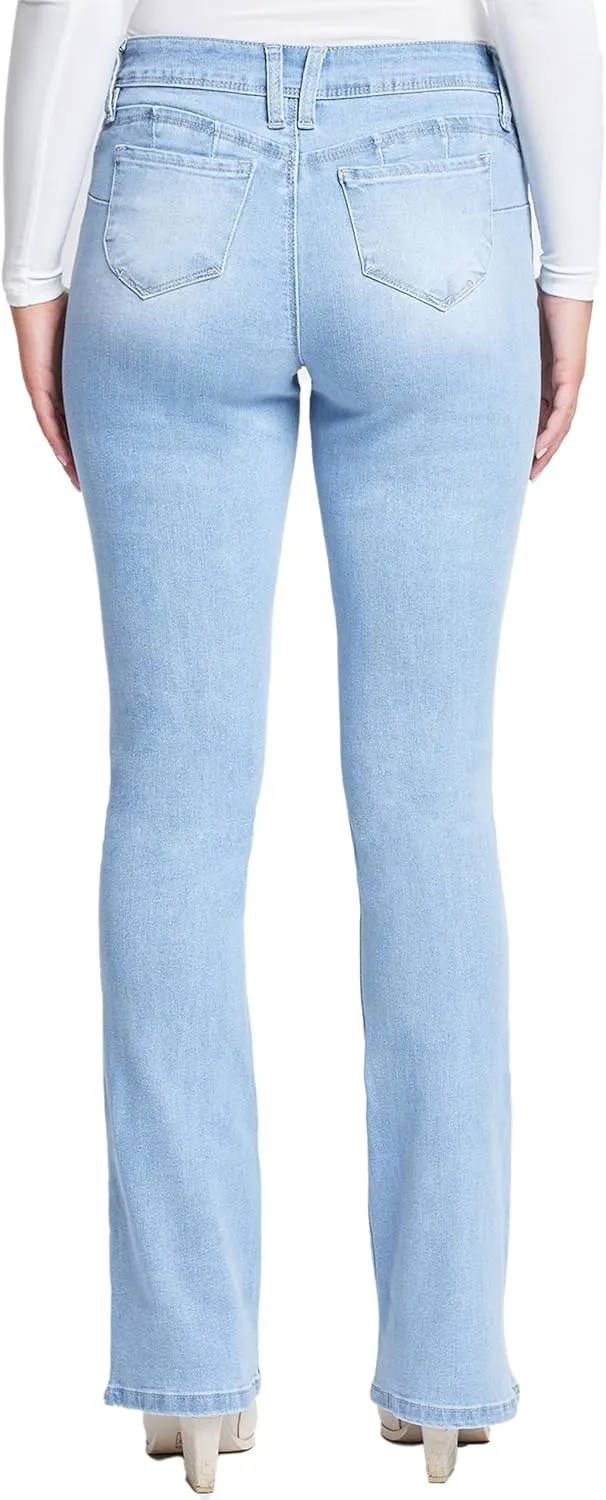 YMI Women's Wannabettabutt Bootcut Jeans